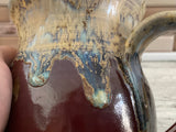 15 oz Cordovan over Light Flux Scaredy Cat Ceramic Mug