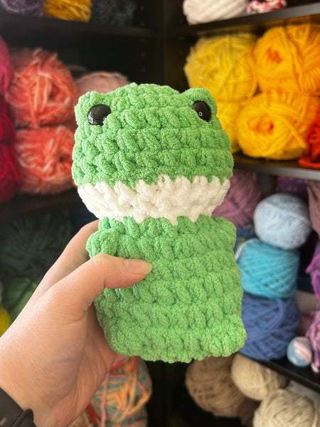 Friendly Frog Crochet Plushie