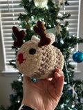 Reindeer Bee Crochet Plushie