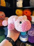 Peaceful Pig Crochet Plushie