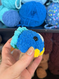 Peacock Critterling Crochet Plushie