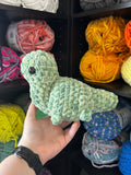 Mini Brontosaurus Crochet Plushie - Fresh Green