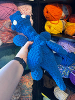 Dragon Crochet Plushie - Blue