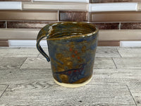 10 oz Blue/Brown Dinosaur Ceramic Mug