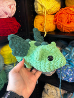 Mini Dragon Crochet Plushie - Green