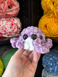 Mini Spider Crochet Plushie - Purple Sky