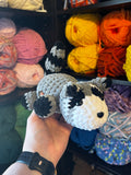 Resilient Raccoon Crochet Plushie
