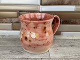 19 oz Amaryllis Pink Cat Ceramic Mug