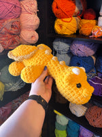Dragon Crochet Plushie - Gold