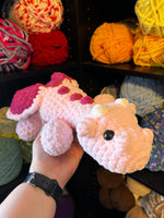 Dragon Crochet Plushie - Pink