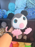 Pepper the Possum Splooter Crochet Plushie
