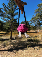 Flamingo on a Swing Crochet Plushie