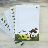 Bird-Watcher Cat Checklist Notepad