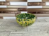 16 oz Green Splatterware Ceramic Bowl