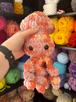 Baby Squid Crochet Plushie - Subtle Lesbian Flag