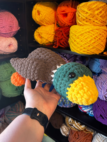 Mighty Mallard Duck Crochet Plushie