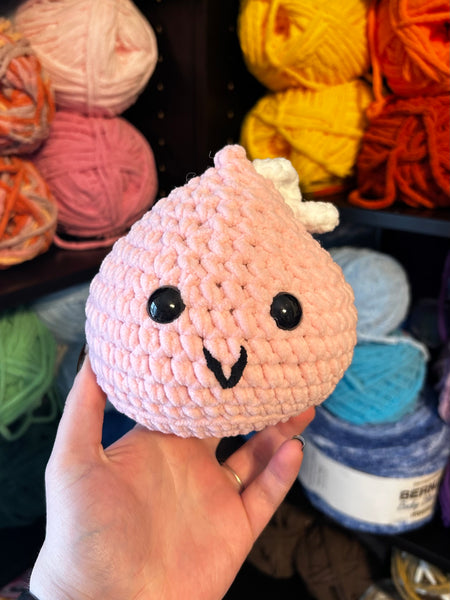 Chocolate Kiss Crochet Plushie - Pink