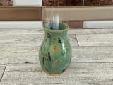 Aurora Green Ceramic Cat Whisker Mini Vase