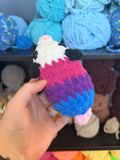 LGBTQ Possum Crochet Plushie