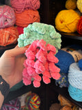 Jellyfish Crochet Plushie - Seaglass and Bubblegum