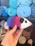 LGBTQ Possum Crochet Plushie