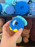 Peacock Critterling Crochet Plushie