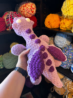 Dragon Crochet Plushie - Purple