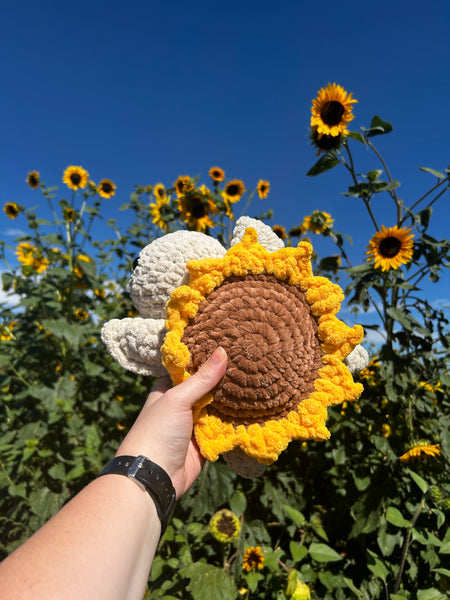 Turtle Crochet Plushie - Sunflower