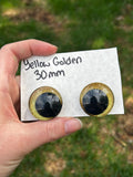 30 mm Resin Sinker Eye - Yellow Golden