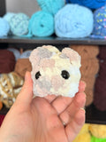 Toasted Marshmallow Cat Critterling Crochet Plushie