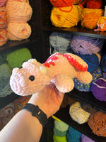 Dragon Crochet Plushie - Pink