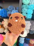 Pudgey Beaver Crochet Plushie
