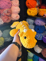 Dragon Crochet Plushie - Gold