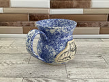 16 oz Robin's Egg Laying Down Cat Ceramic Mug