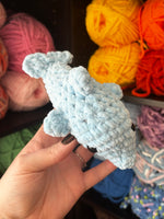 Dolphin Crochet Plushie - Light Blue