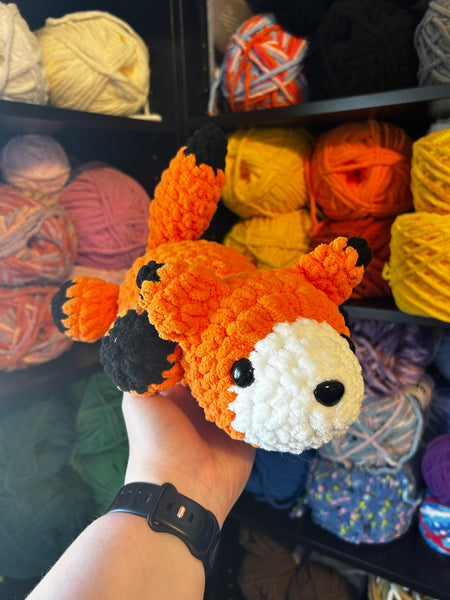 Feisty Fox Crochet Plushie