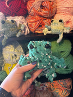 Mini Leggy Frog Crochet Plushie - MYSTERY
