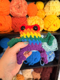 LGBTQ Leggy Frog Crochet Plushie