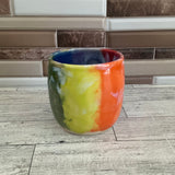13 oz Rainbow Ceramic Cup