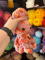 Baby Squid Crochet Plushie - Subtle Lesbian Flag