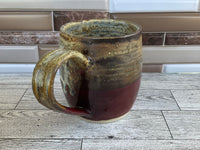 14 oz Cordovan over Light Flux Ceramic Mug