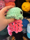 Jellyfish Crochet Plushie - Seaglass and Bubblegum
