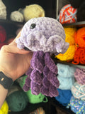 Jellyfish Crochet Plushie - Light Purple