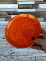 Bright Orange Ceramic 6.5" Diameter Circle Plate