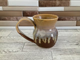 12 oz Tea Dust Flux Laying Down Cat Ceramic Mug