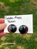 30 mm Resin Sinker Eye - Golden Maple