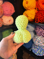 Booty Turtle Crochet Plushie - Key Lime & Acorn
