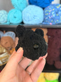 Black Cat Critterling Crochet Plushie