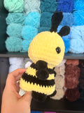 Bee Weighted Crochet Plushie