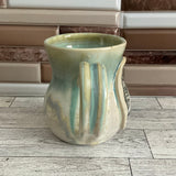 12 oz Green Tea over Micro Pearl Hugging Cats Ceramic Mug